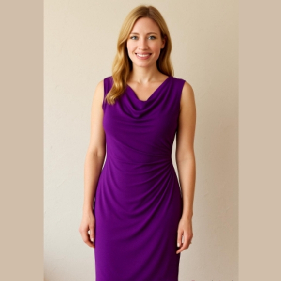 Ralph Lauren Electric Dress sz 14 - Picture 2 of 7